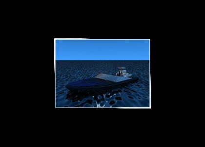 Max Drives A 3D Boat (use headphones)