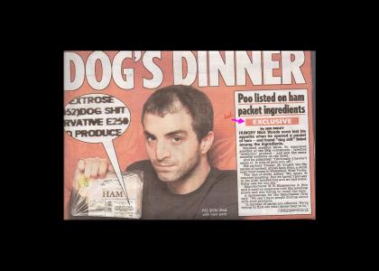Exclusive!  Dogs dinner!