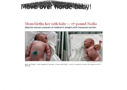 Monster Baby Born in Russia