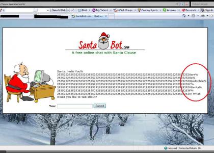 Santa bot pedophile glitch