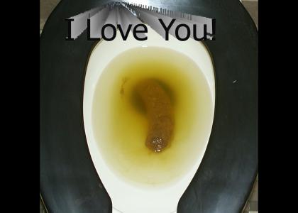 i love you poo