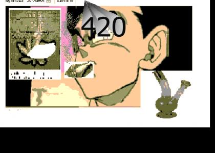 goku smokes weed