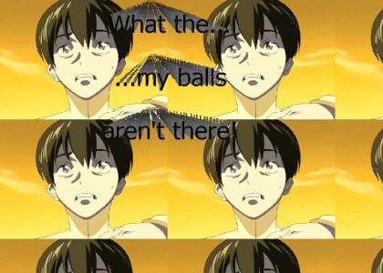 Asuka lost his balls