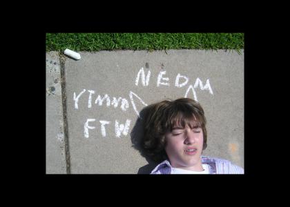 Sidewalk Chalk + Student = NEDM
