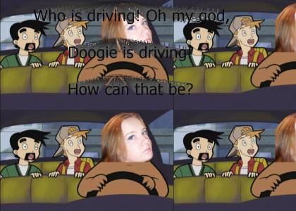 OMG Doogie is Driving