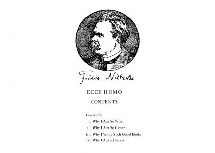 Quickly Summarizing Nietzche's Ecce Homo (with music)