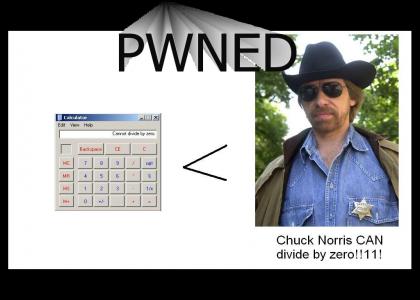 Chuck Norris > Microsoft Calculator