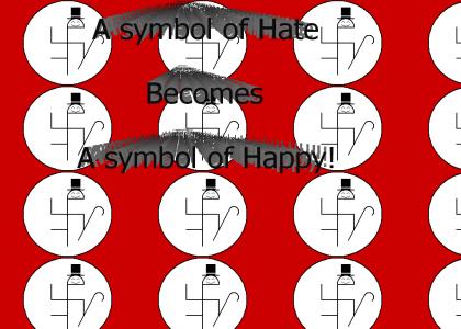 Happy Dancing Swastika Man!