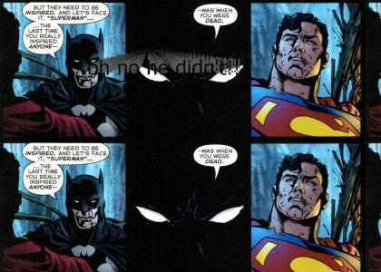 Batman verbally pwns Superman