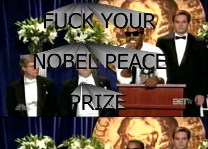 Kanye says fuck your nobel peace prize