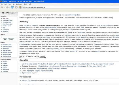 Wikipedia, first class porn site