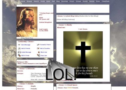 Jesus is on MySpace!