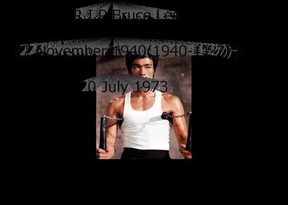 In Memory Of Bruce Lee