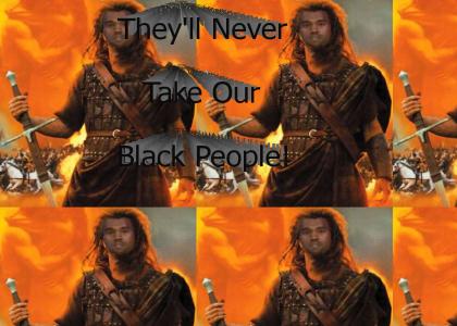 They may take our lives, but they'll never take our Black People!