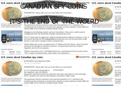 SECRET CANADIAN SPY COINS!!!!!