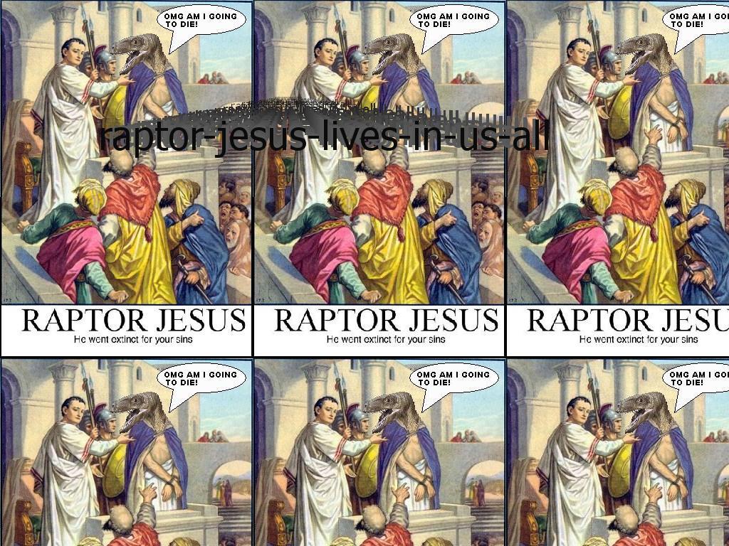 Raptor-Jesus-sins-dinosaur-died-extinct