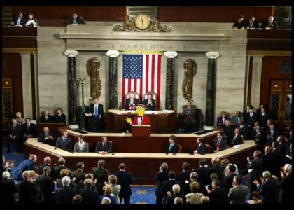 Lyle Lanley addresses Congress