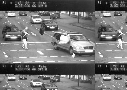 Epic Pedestrian Maneuver