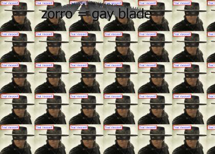 zorro the gay blade