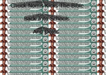 Chuck Norris Kicks The Bible