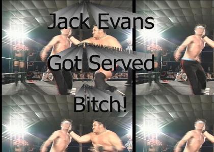 Jack Evans getting Served