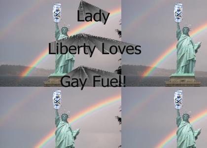 The Statue of Liberty Finds Gay Fuel!