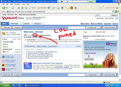 Yahoo Mail = pwned