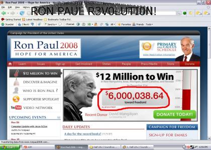 Ron Paul: $6 million dollar man!