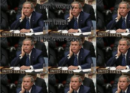 Bush is having trouble