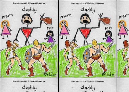 A Child's Imagination (He-man and Teela)