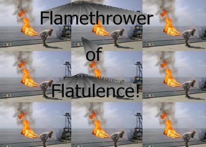 Fiery fart