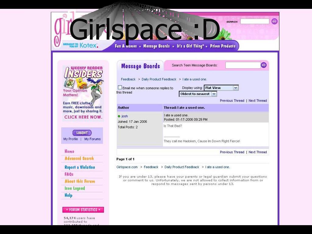 Girlspacetampon