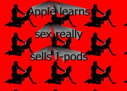 I-pod  commercial knows sex sales!