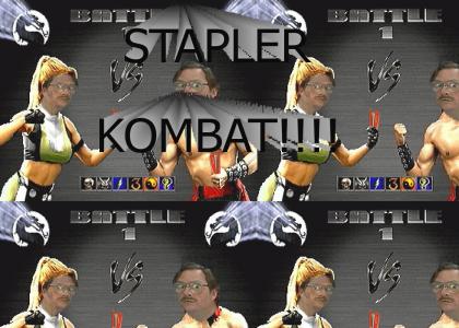 STAPLER KOMBAT!!!!!