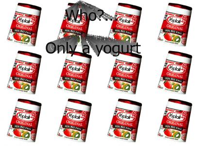 who?...... Only a yogurt