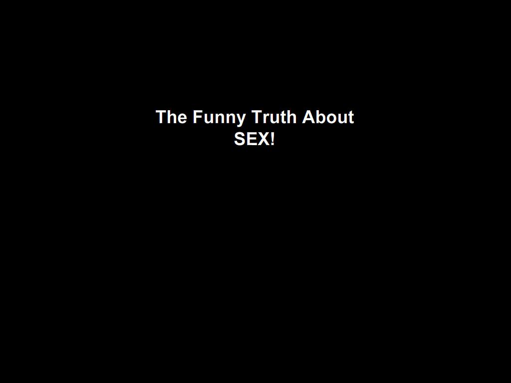 FunnyTruthAboutSex