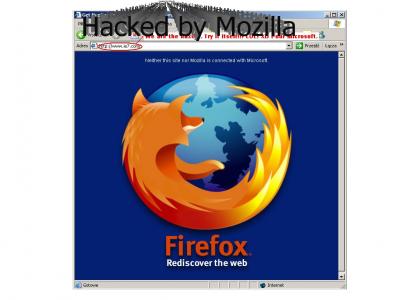 Mozilla hacked www.ie7.com website