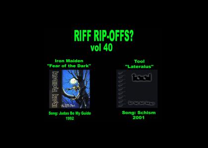 Riff Rip-Offs Vol 40 (Iron Maiden v. Tool)