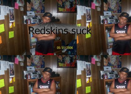 Redskins suck lol