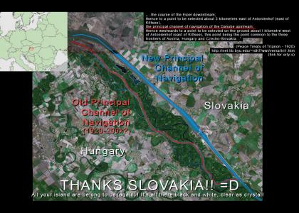 Slovakia modified Hungary's borders?
