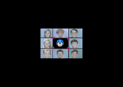 mega man selects a brady bunch