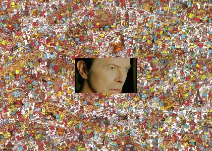 David Bowie tries to find Waldo