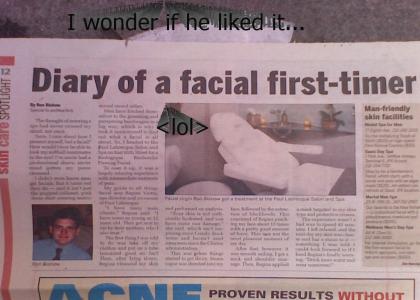 Diary of a Facial