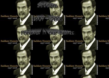 We'll miss you Saddam