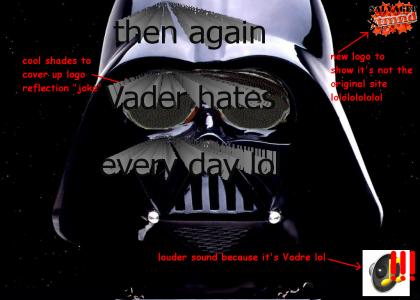 SalvagedTMND: Vader Hates April Fool's Day