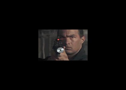 Seagal plays laser tag