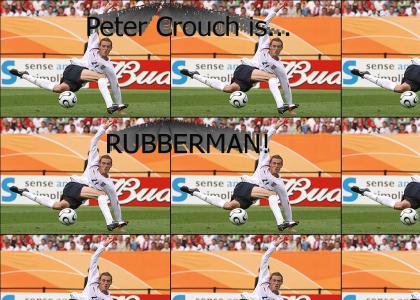 Peter Crouch Is Rubberman
