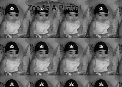 Zoe Is A Pirate! Argh!