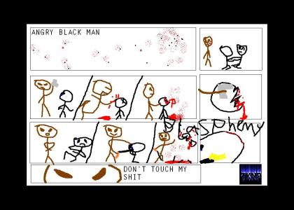 Angry black man-The graphic musical novel