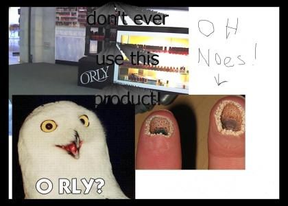 this is what will happen when you use orly nail polish